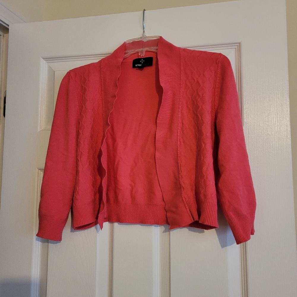 Pink shrug Ronni Nicole Large